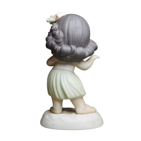 Precious Moments Vintage (1995) "Happy Hula Days" Hawaiian Hula Dancer Figurine - Picture 3 of 5